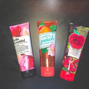 Bath and Body Works set of 3 lotions